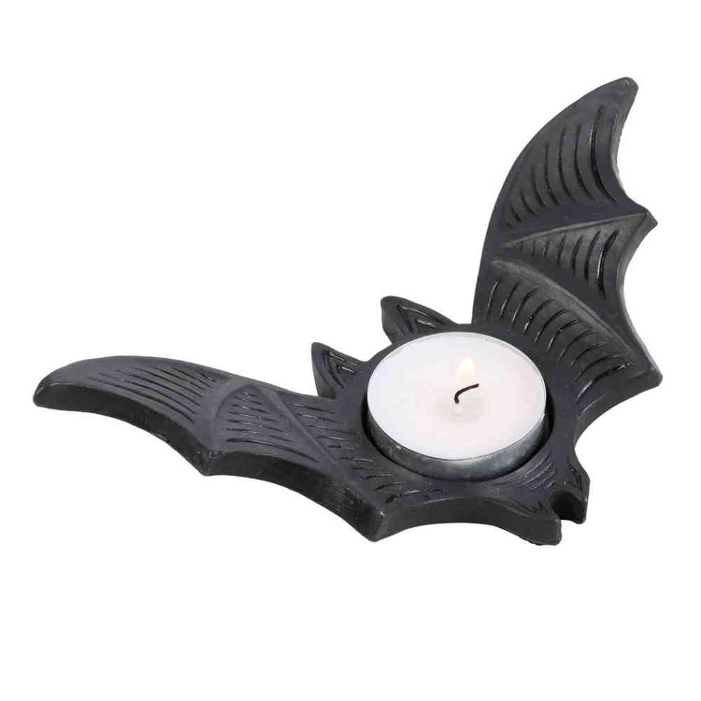 Something Different - Bat Theelichthouder - Zwart